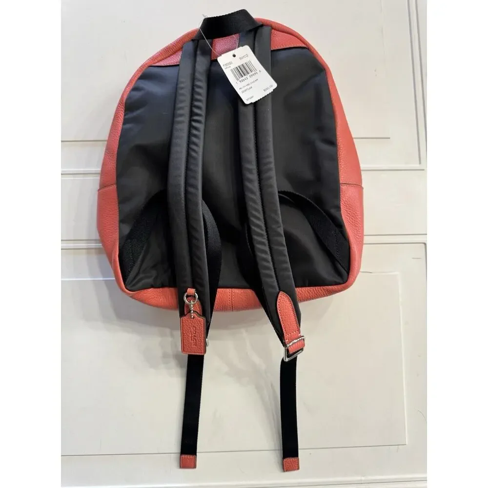 Coach F30550 Medium Charlie Backpack In Pink Coral NWT $350 - Picture 5 of 6